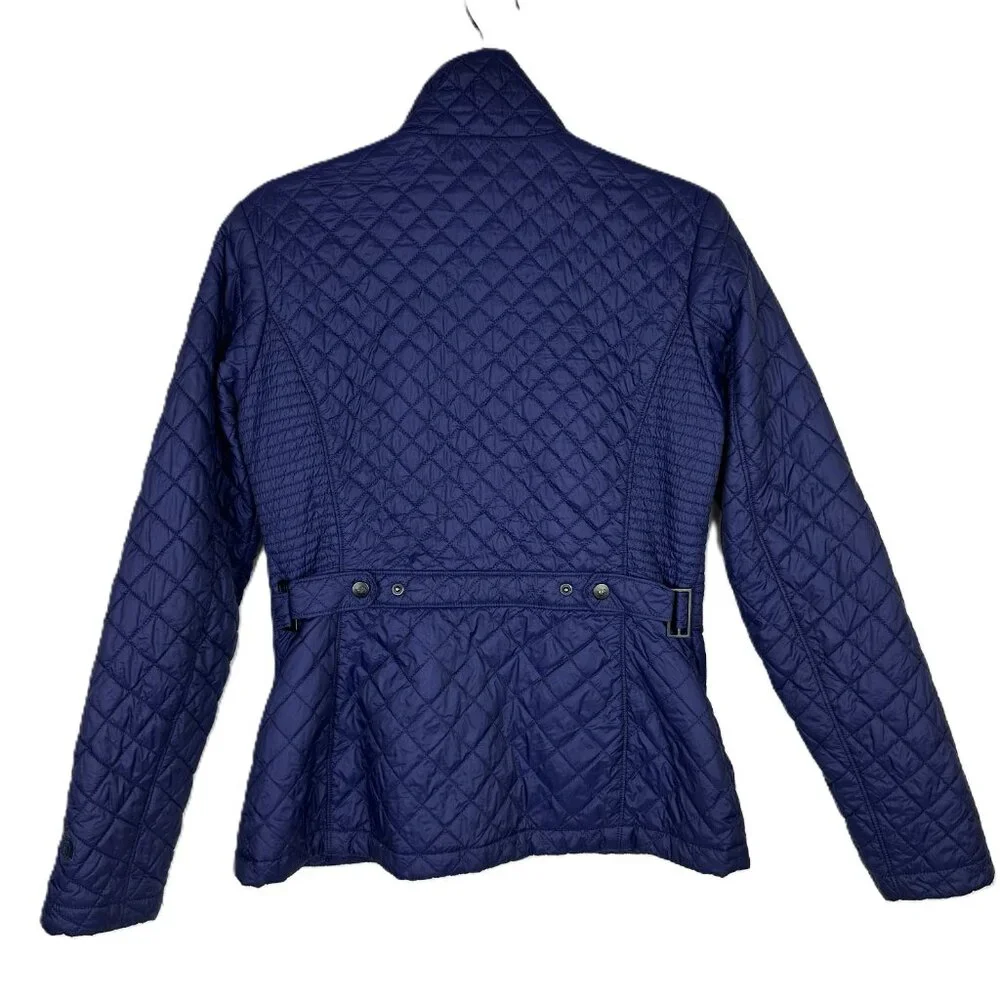 The North Face Women's Quilted Insulated Luna Jacket Coat Blue Medium - Picture 4 of 9